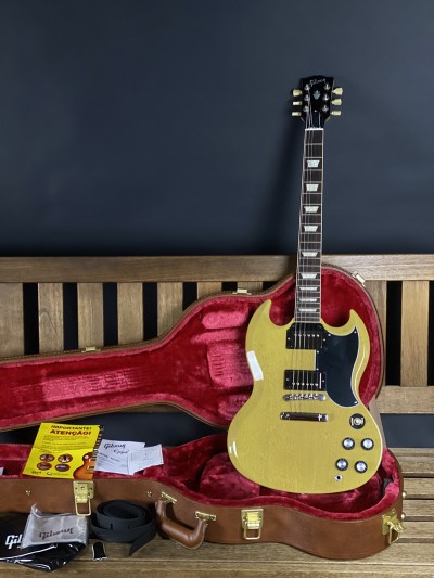 Gibson SG Standard 61 Stop Bar TV Yellow